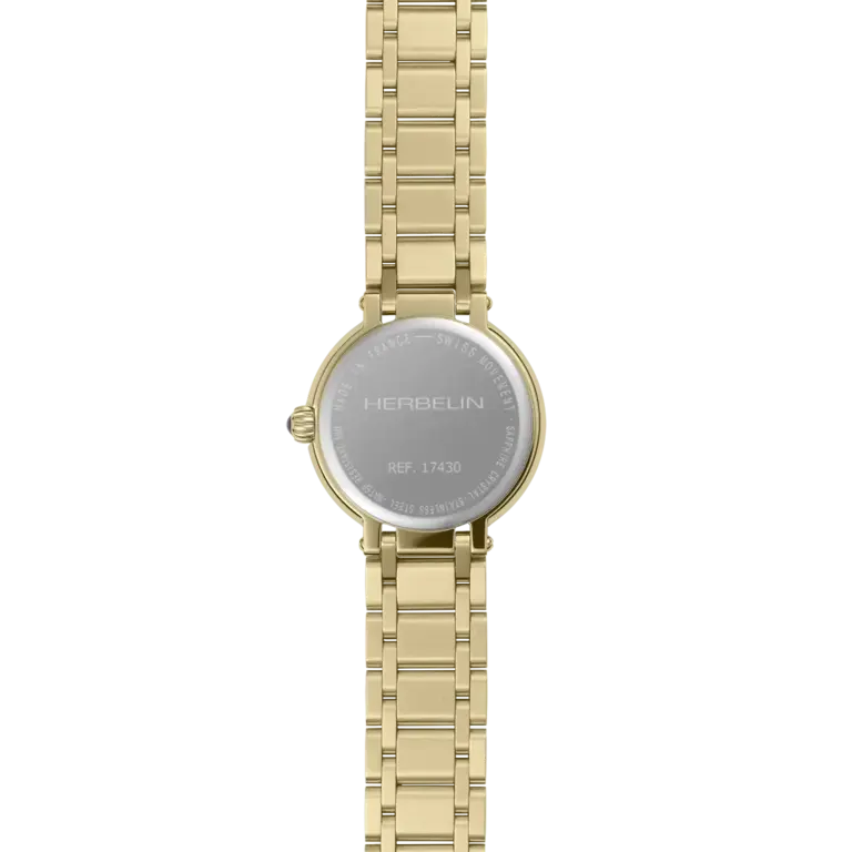 Herbelin Montre Galet doré