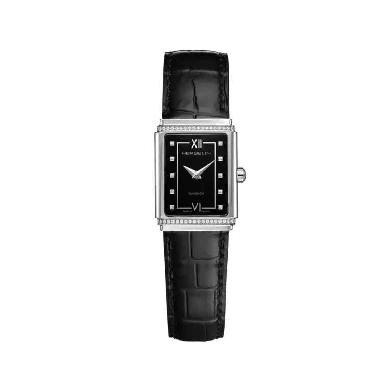 Herbelin Montre Art déco 1925'S Diamant 0.12ct