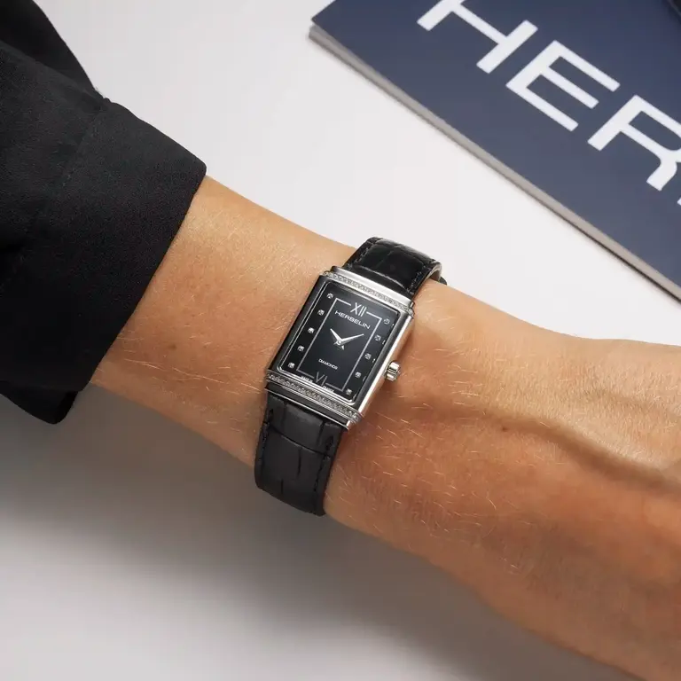 Herbelin Montre Art déco 1925'S Diamant 0.12ct