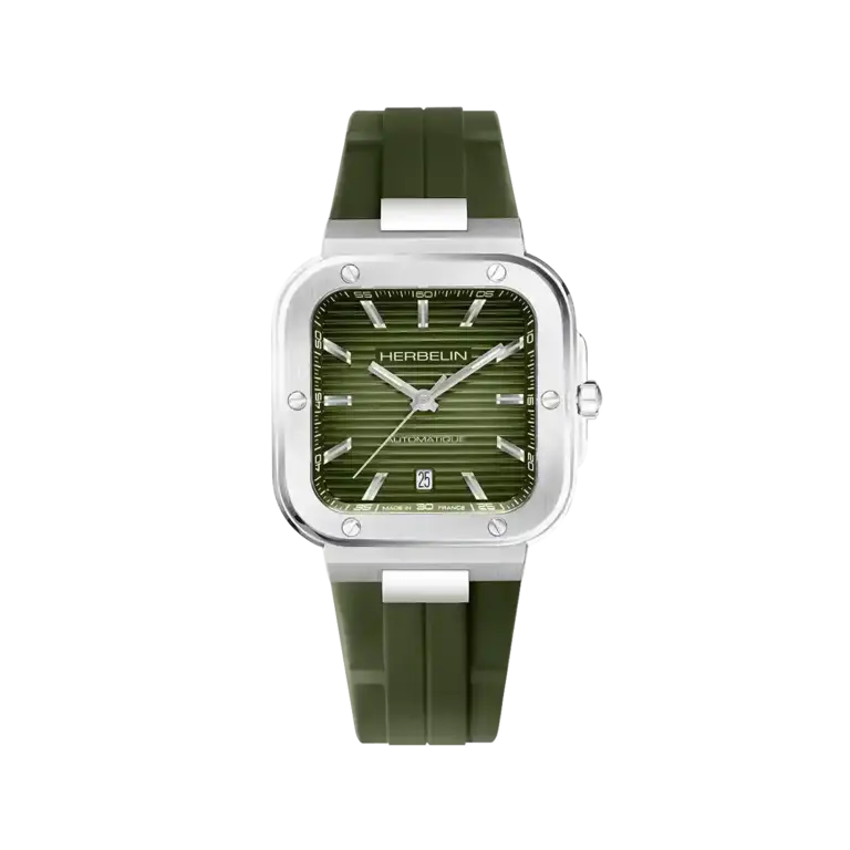 Herbelin Montre Cap Camarat Vert Kaki Auto