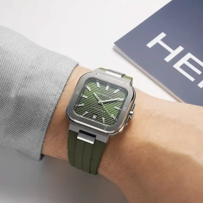 Herbelin Montre Cap Camarat Vert Kaki Auto