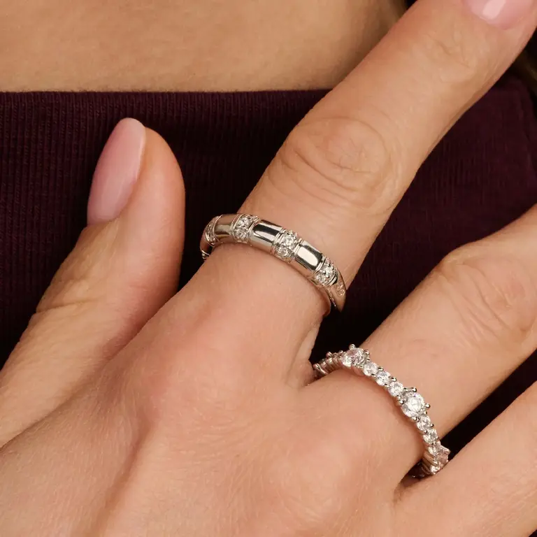 Ti Sento Milano Bague Argent CZ