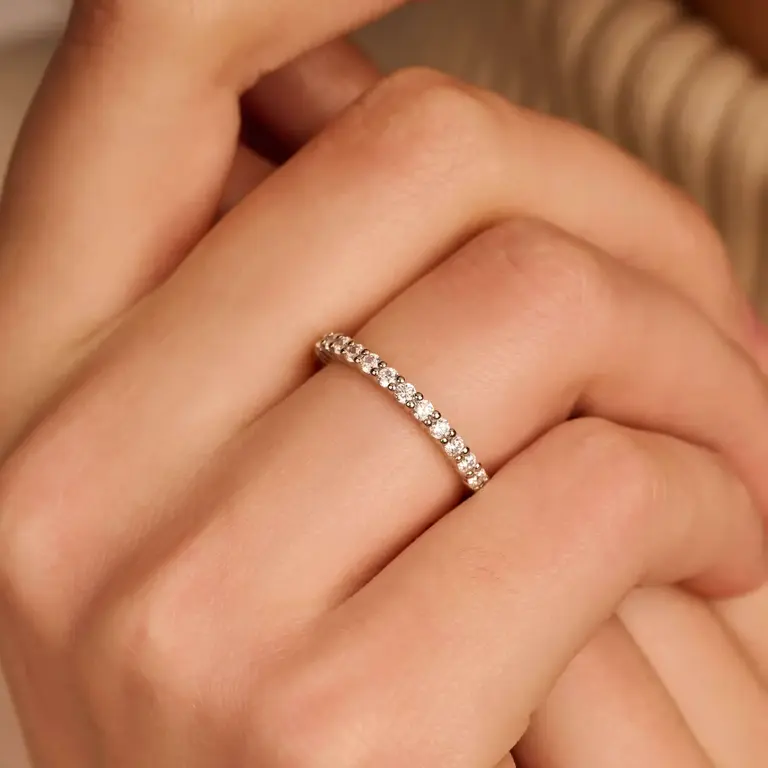 Ti Sento Milano Bague Tennis CZ