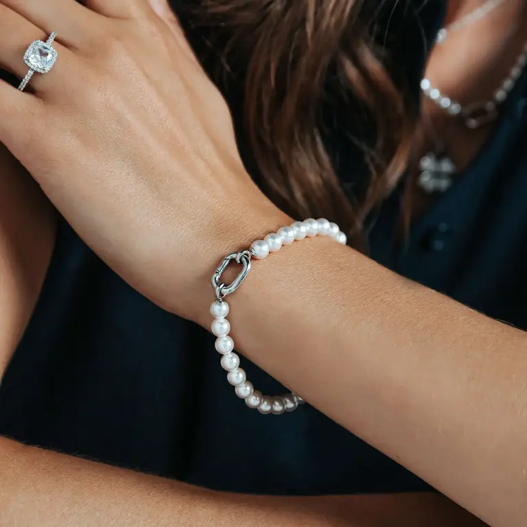 Ti Sento Milano Bracelet Argent Perle