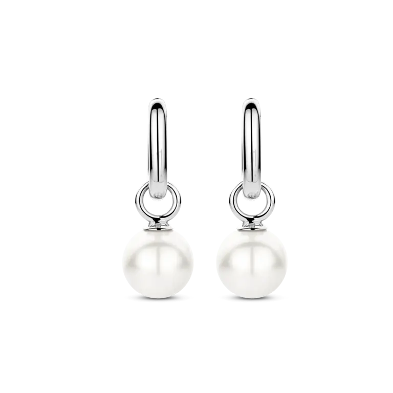 Ti Sento Milano Boucles d'oreilles Argent Perle