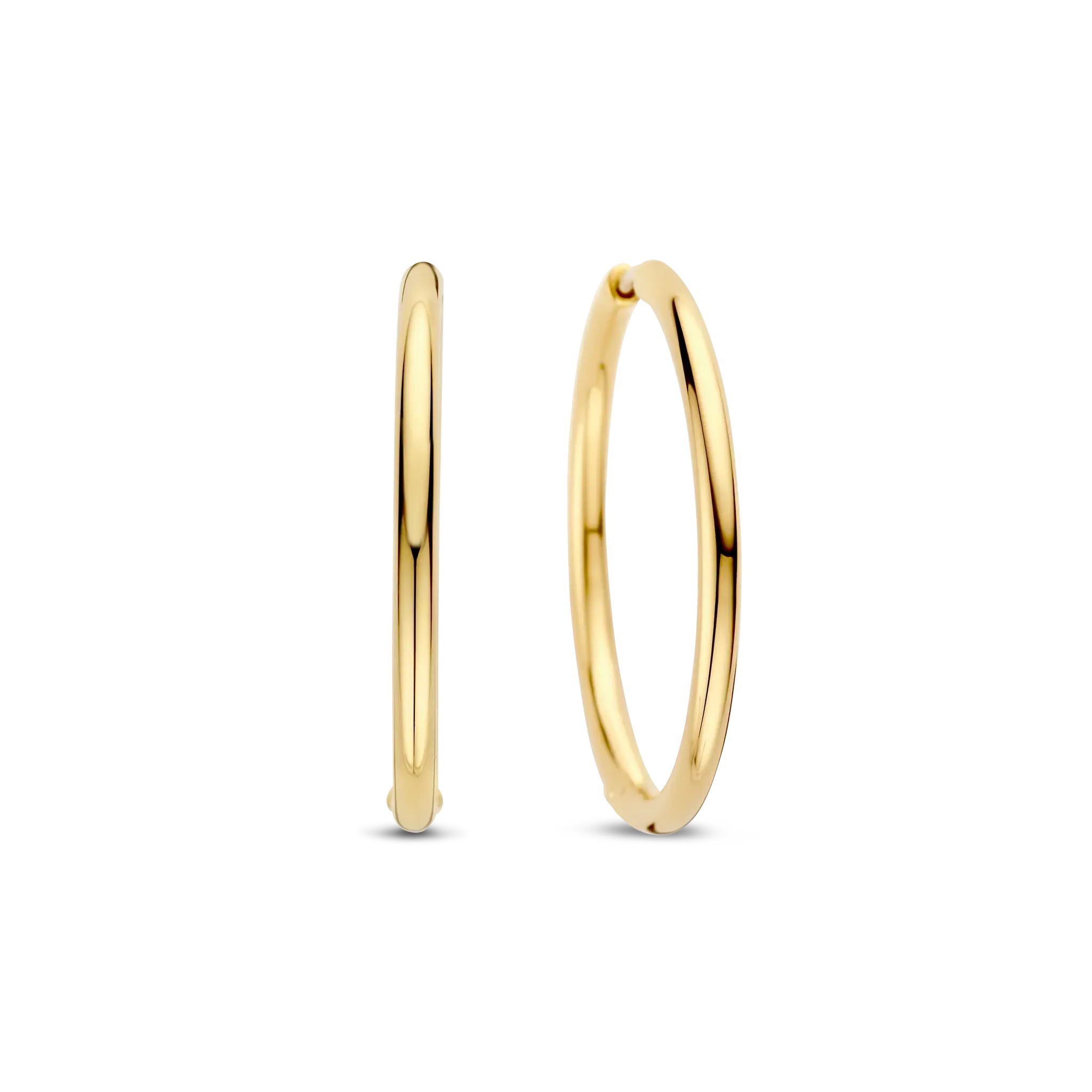 Boucles d'oreilles 35mm Pl Or