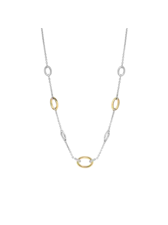 Ti Sento Milano Collier Argent Or CZ