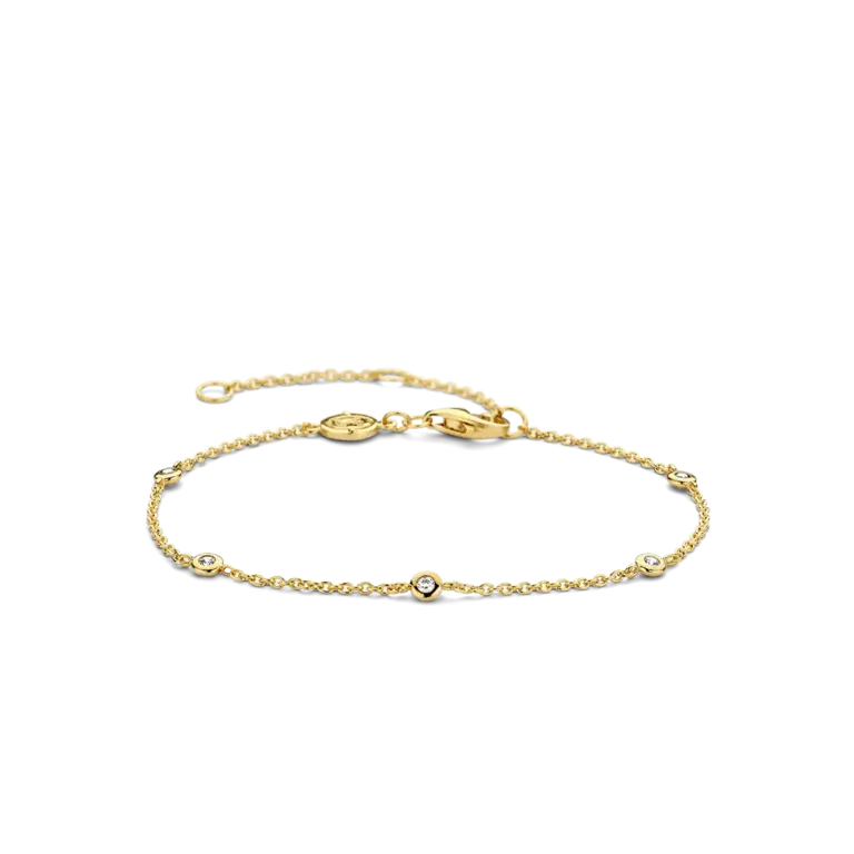 Ti Sento Milano Bracelet Argent plaqué Or CZ