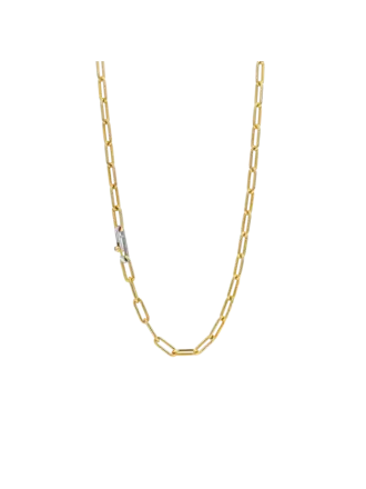 Ti Sento Milano Collier Chaîne Argent Plaqué Or