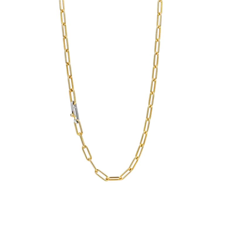 Ti Sento Milano Collier Chaîne Argent Plaqué Or