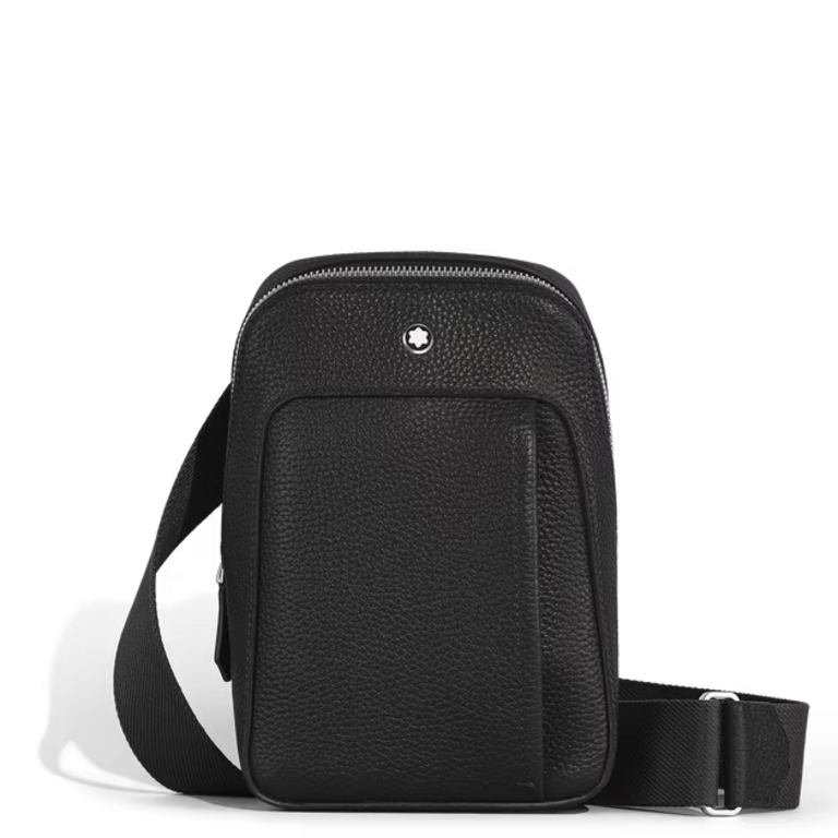 MONTBLANC Sac de corps Soft Grain Noir