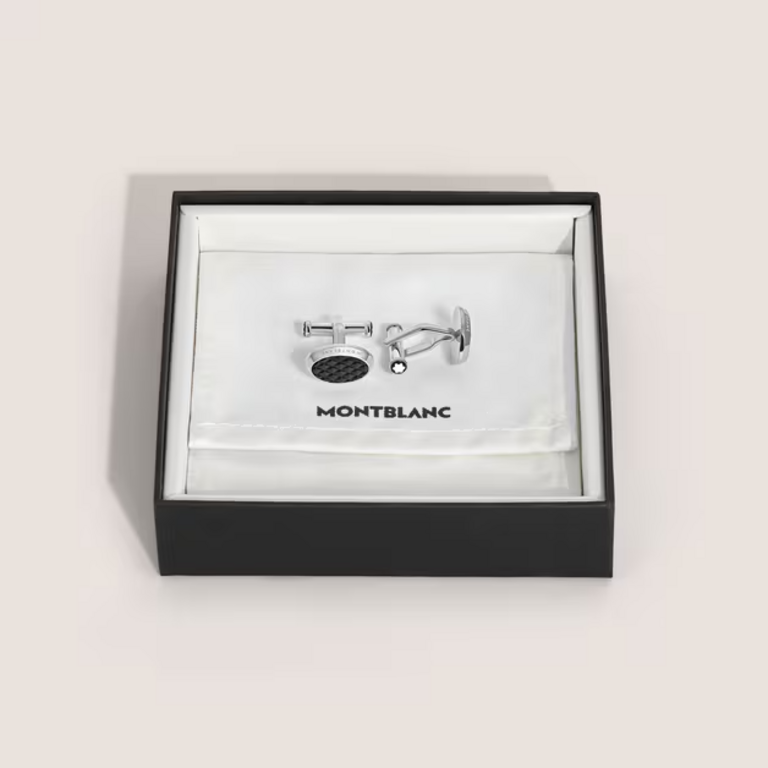 MONTBLANC Bouton de manchettre Oval Hour