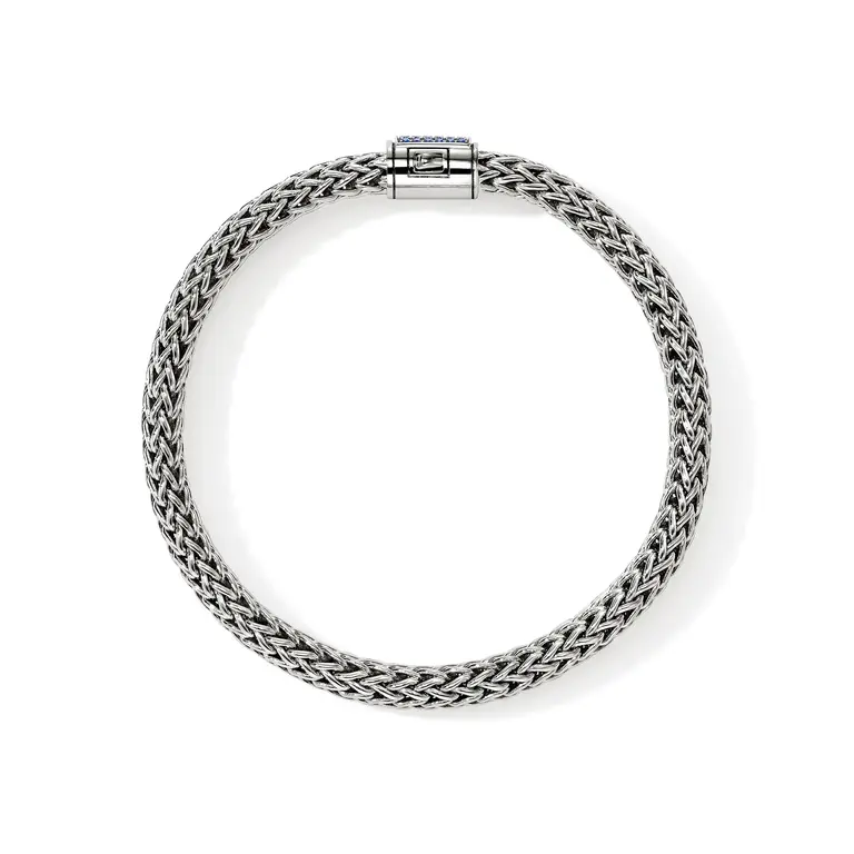 John Hardy Bracelet argent icon saphir bleu