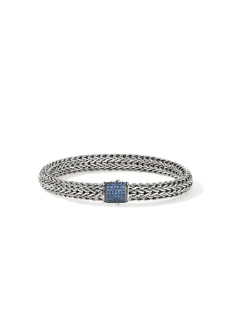 John Hardy Bracelet argent icon saphir bleu