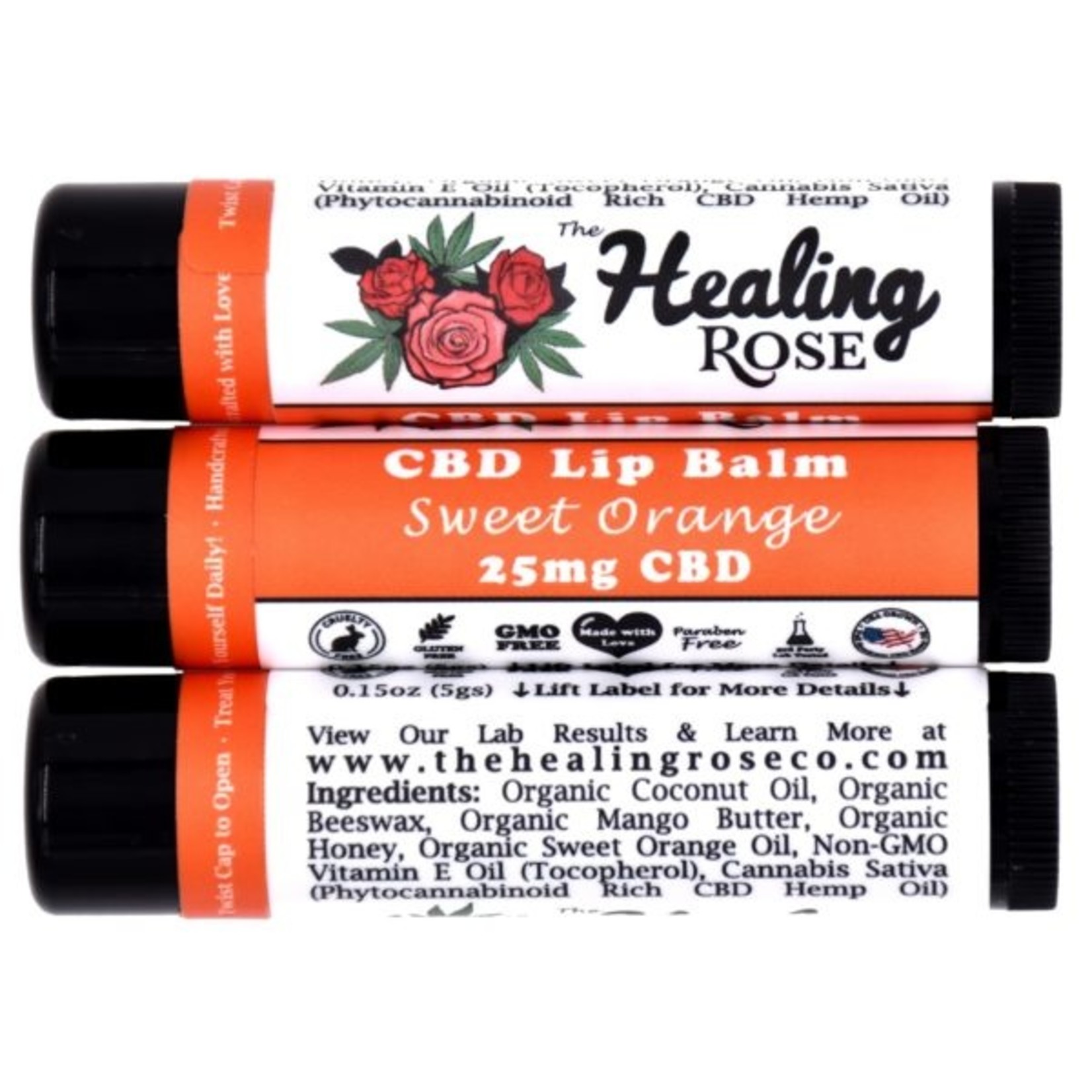 Healing Rose CBD Lip Balm
