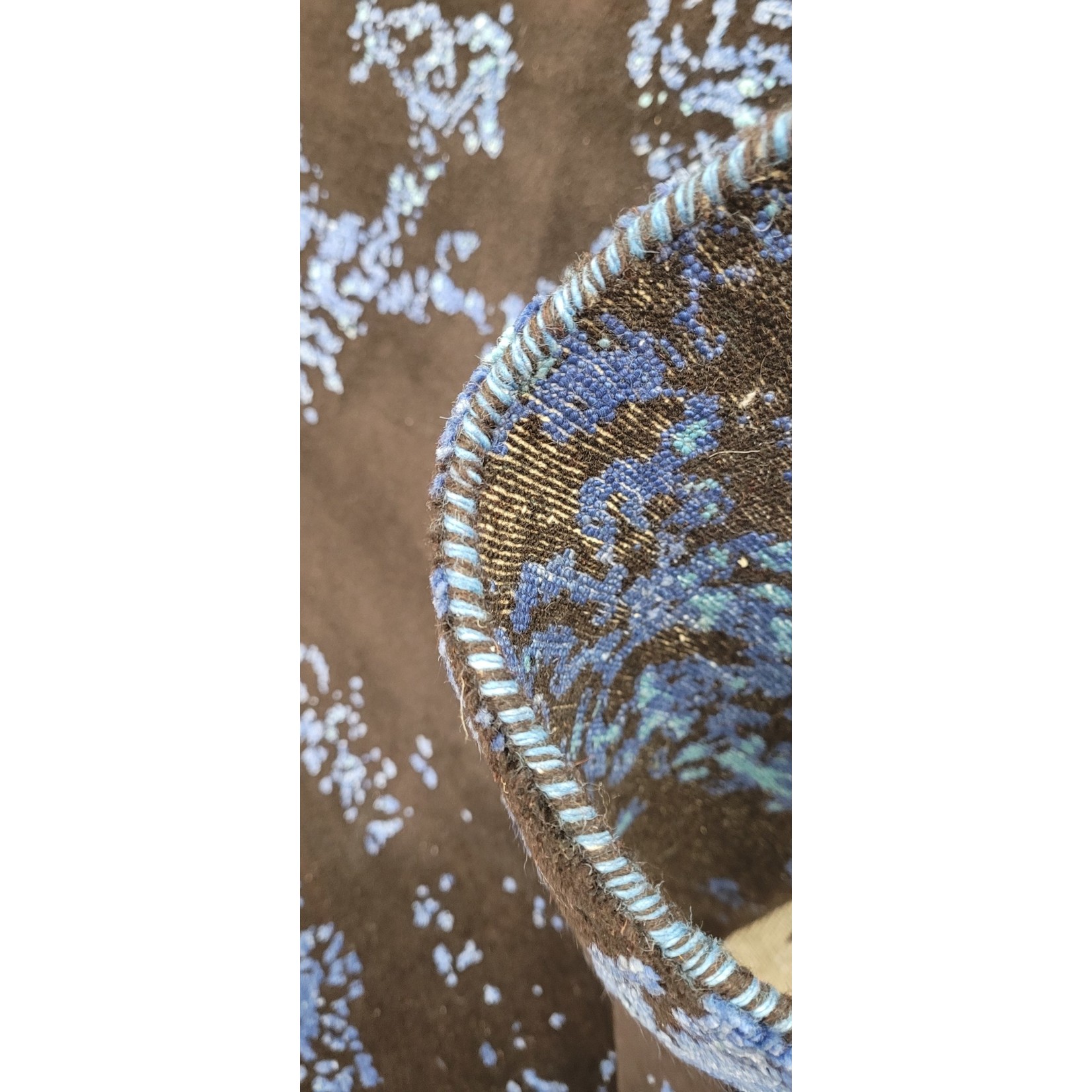 Savana Wool Carpet blue black 240x300cm 8'x10