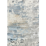 Antlanta Tapis de la collection Antlanta Modern Abstract - Bleu Gris et Beige 04893A
