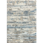 Antlanta Tapis de la collection Antlanta Tapis Abstraits Modernes - Bleu Beige et Gris 04316