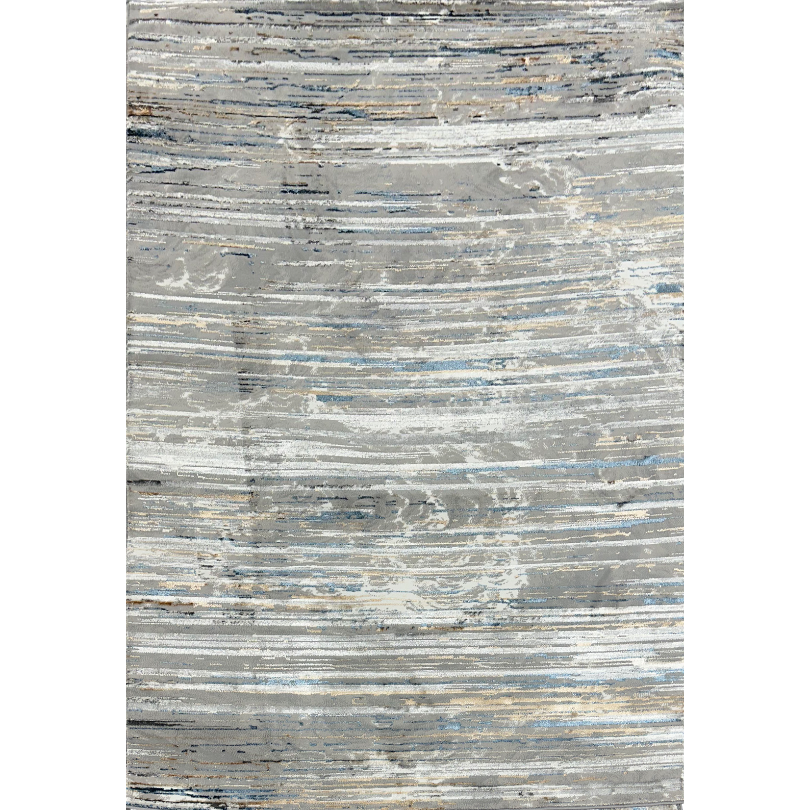 Antlanta Antlanta Collection Modern Lines Area Rug - Beige, Grey & Blue 03991A