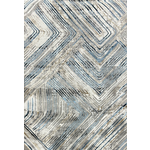 Antlanta Tapis de la collection Antlanta Tapis Lignes Modernes - Beige, Bleu et Gris 03986A