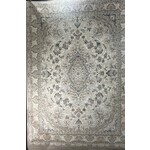 Taj Tapis de la collection Taj - Classique, Bleu, Blanc, Gris et Beige 1253B
