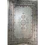 Isfehan Lux Tapis de la collection Taj - Classique, Beige, Crème et Gris 1252A