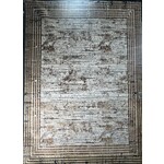 Taj Tapis de la collection Taj - Bordé, Beige, Marron, Noir et Crème 8823A