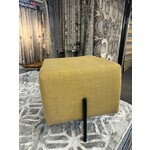 ZEN ZEN-1707 Wooden  Stool Upholstered With Iron Leg Wool L-W-H: 50-30-25 cm