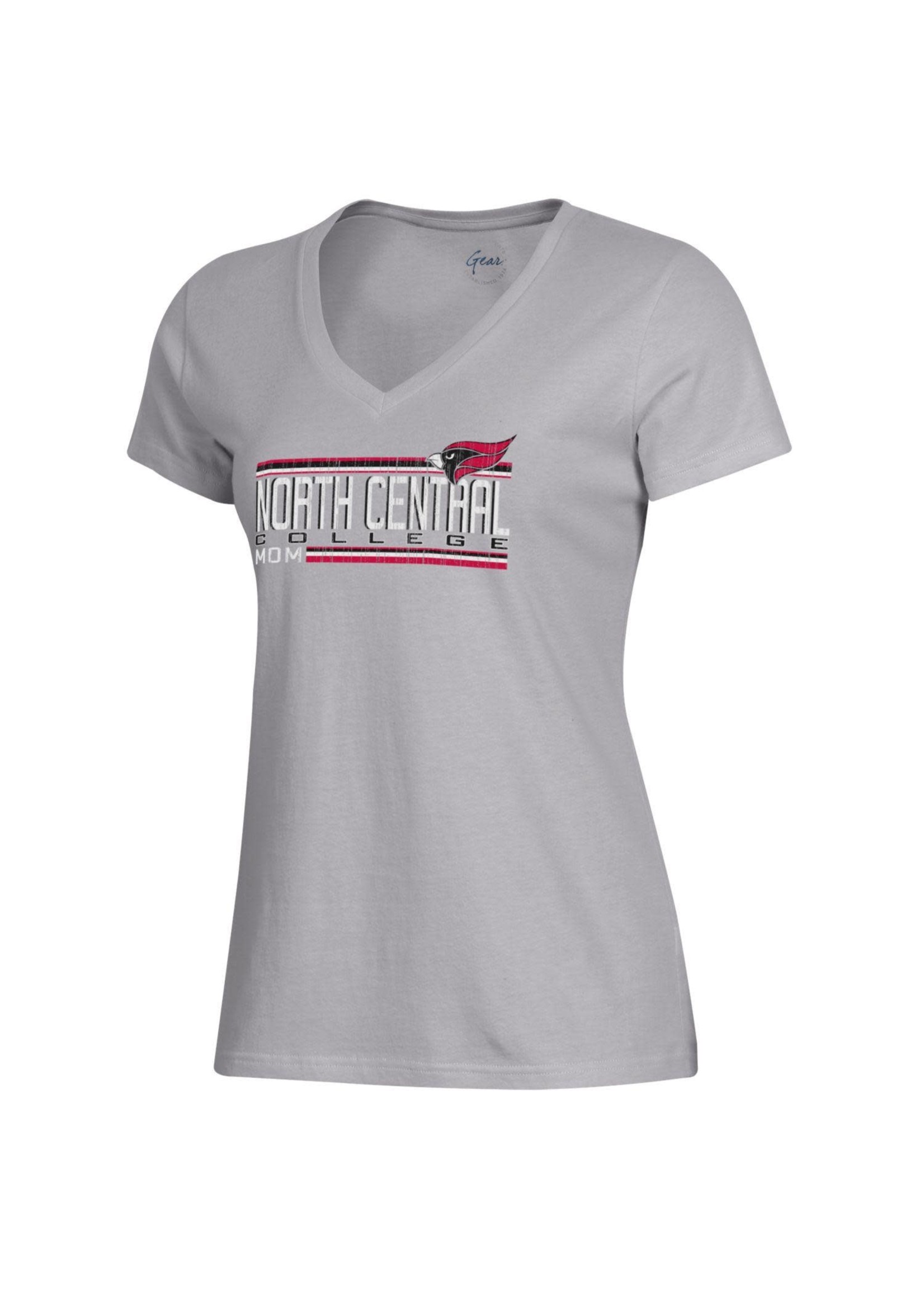Gear For Sports North Central College Mom V neck Tee