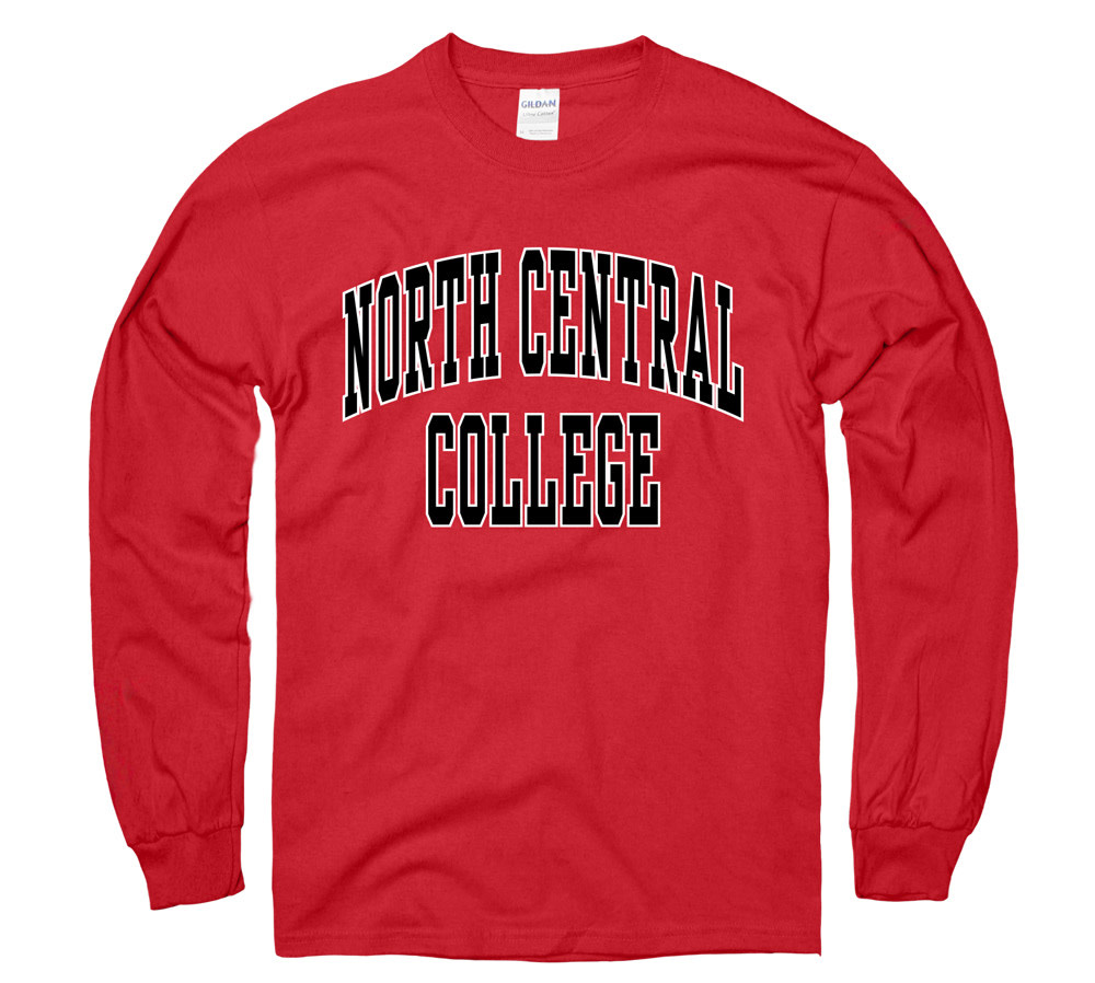 North Central College Basic Long Sleeve Tee - North Central College ...