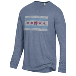 Alternative North Central College Flag Shirt Long Sleeve