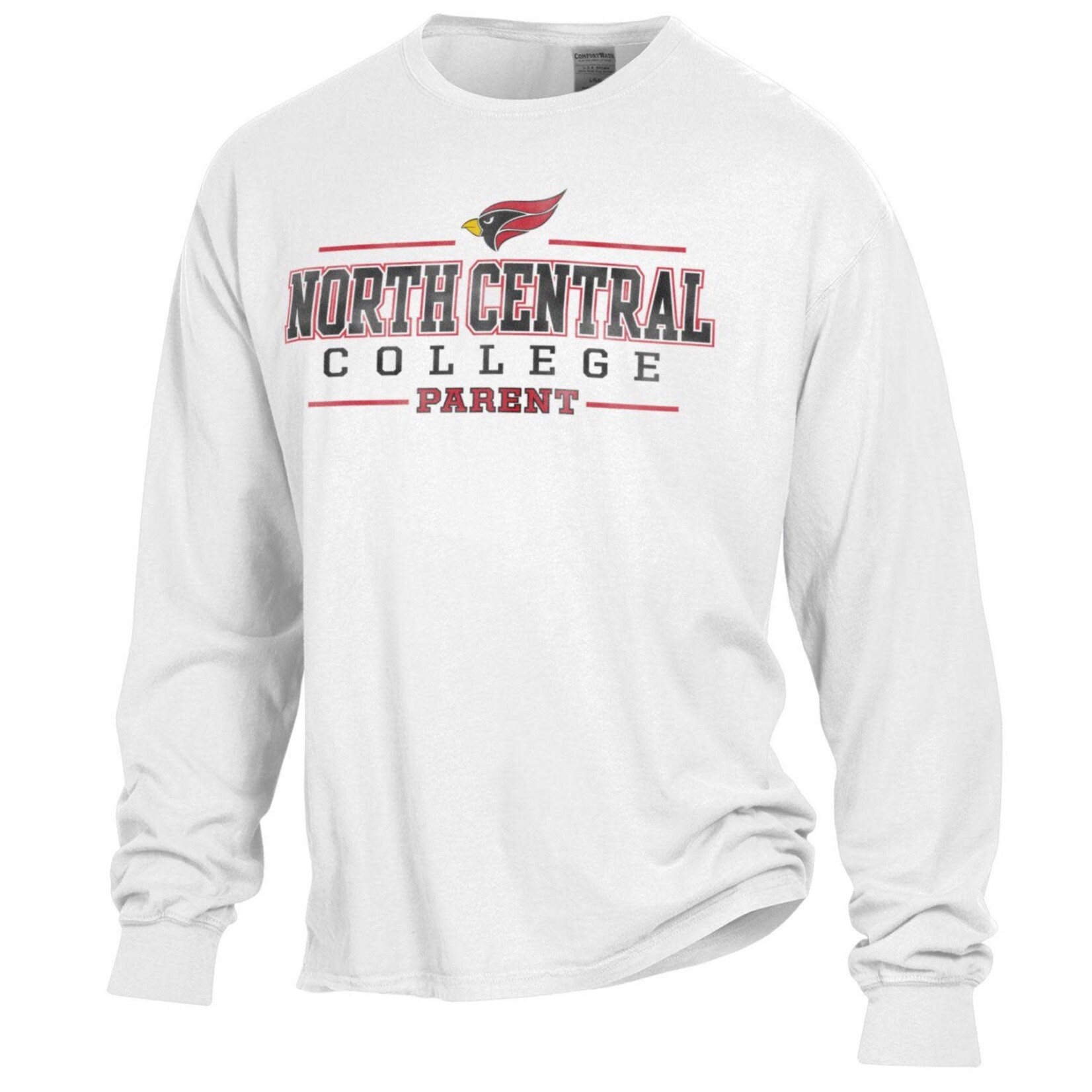 North Central College Parent Long Sleeve Comfort Wash Tee