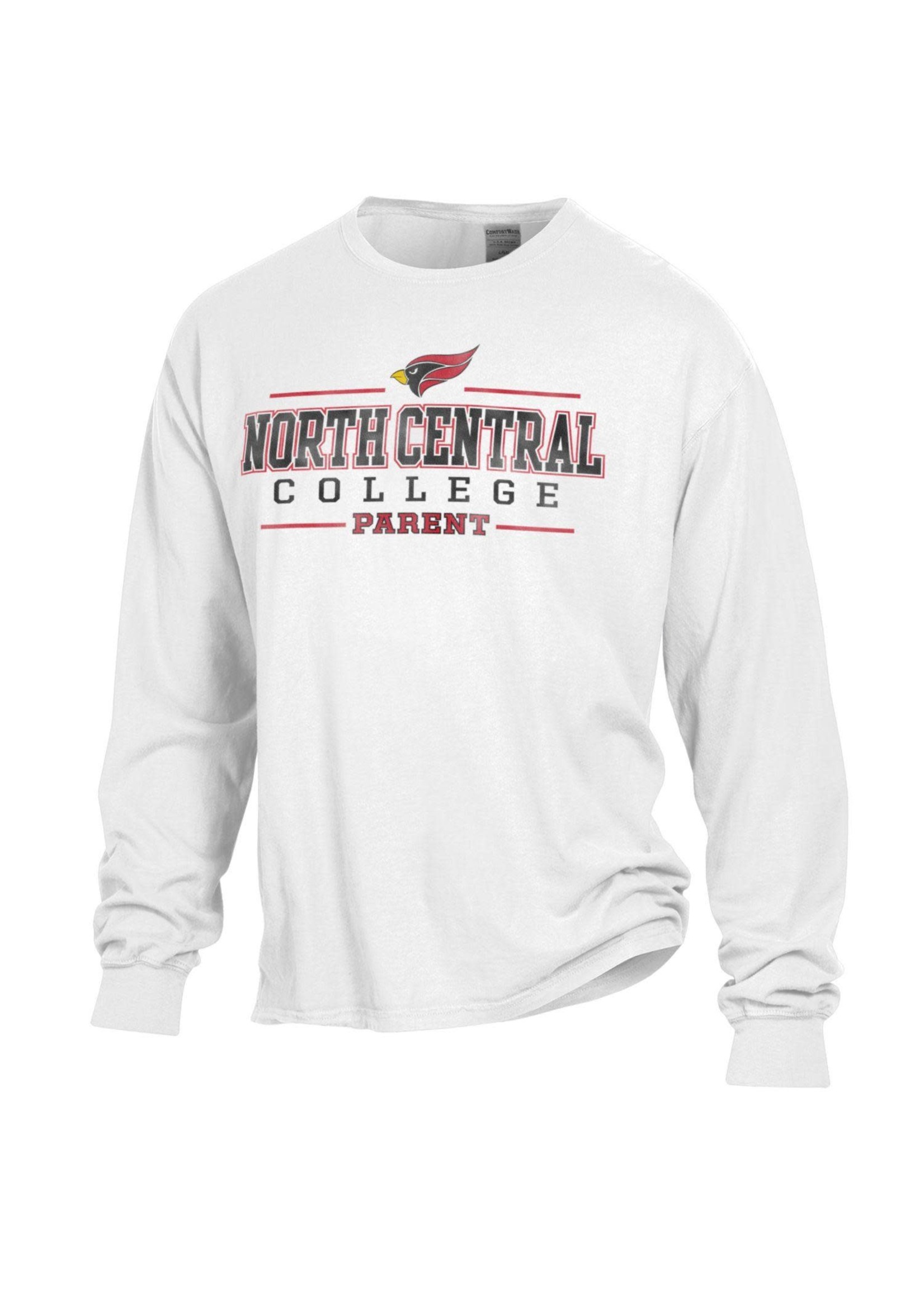 North Central College Parent Long Sleeve Comfort Wash Tee