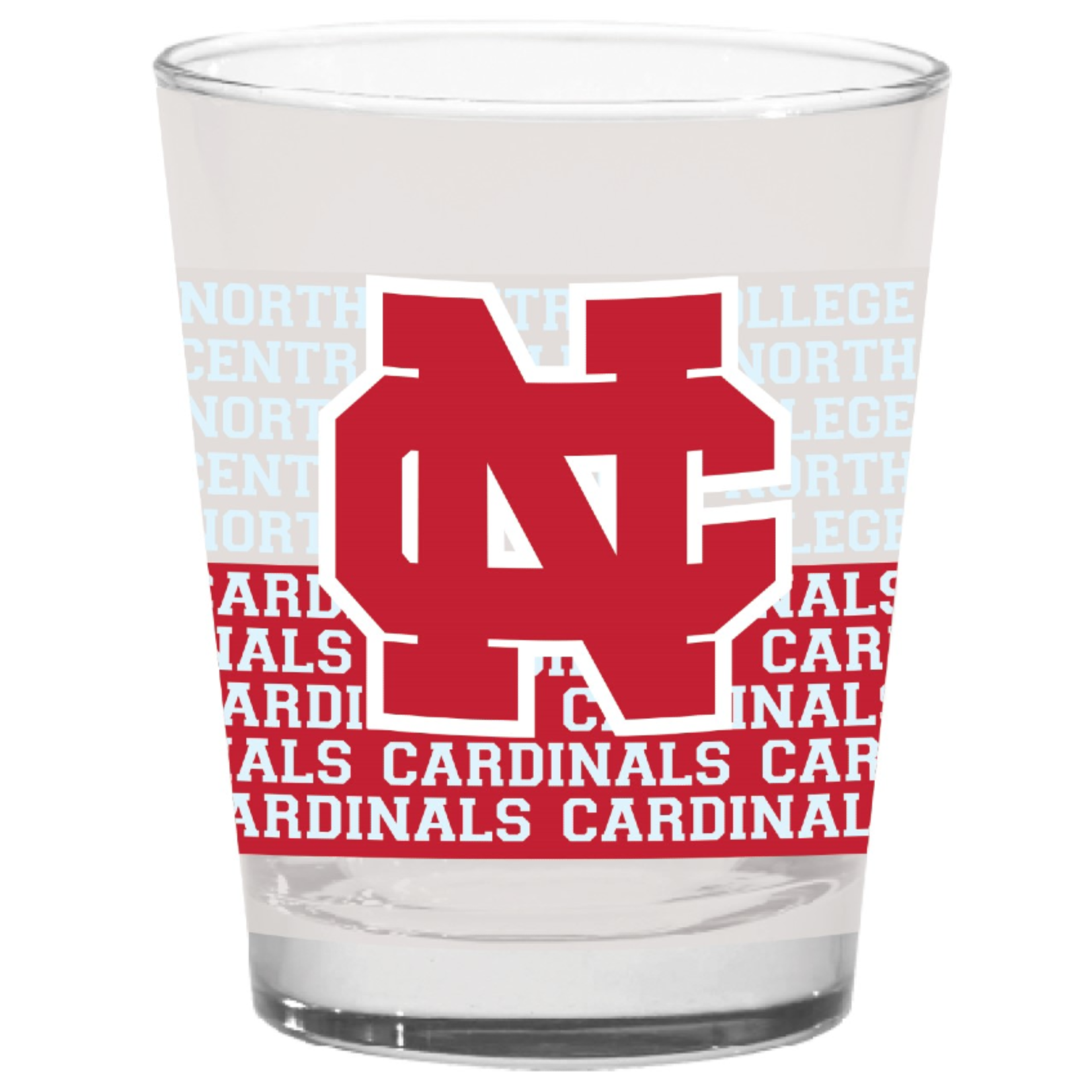 Spirit Products North Central College Frosted Double Old Fashion New