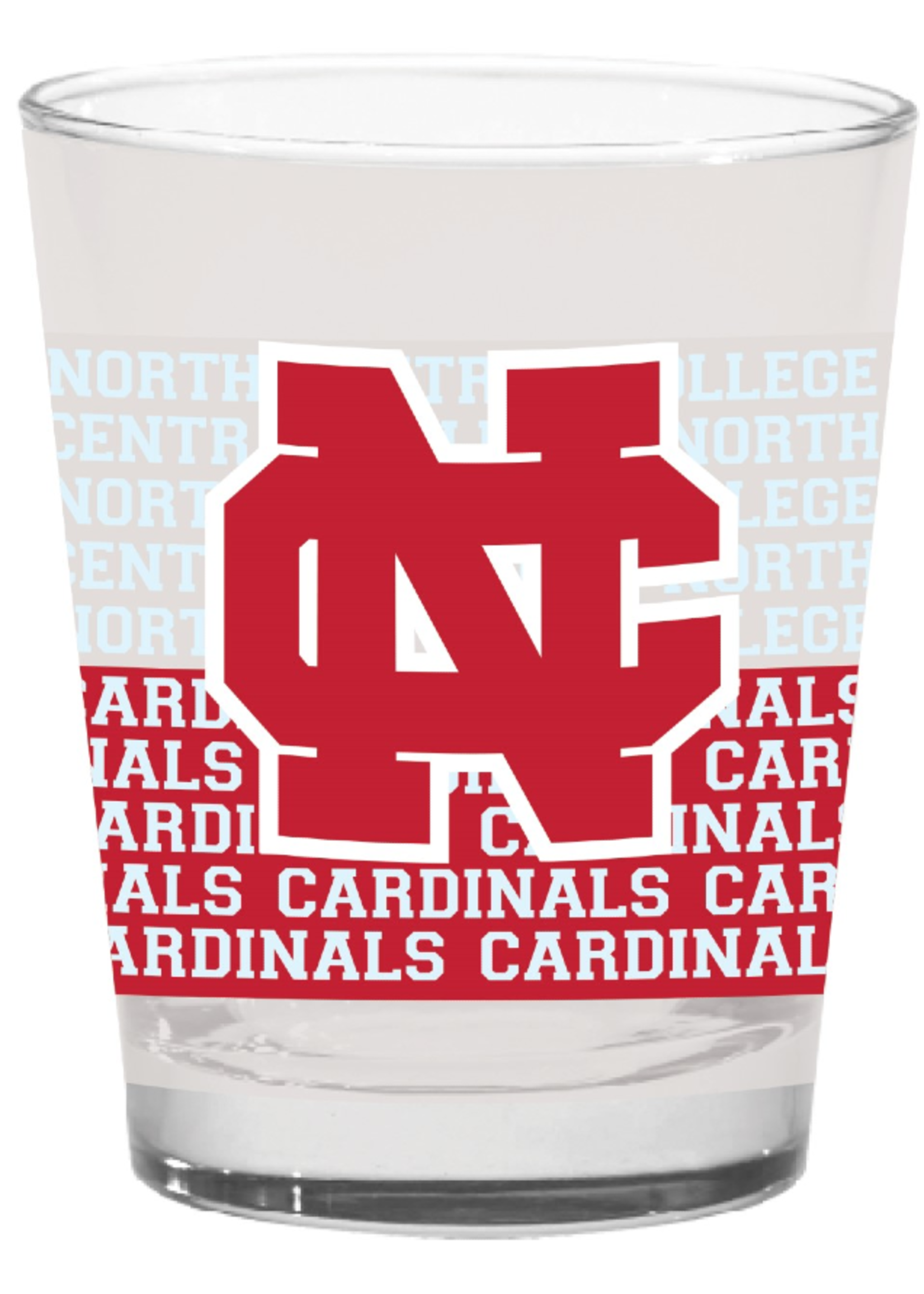 Spirit Products North Central College Frosted Double Old Fashion New