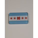 Neil Enterprises North Central College/ Chicago Flag Magnet by Neil