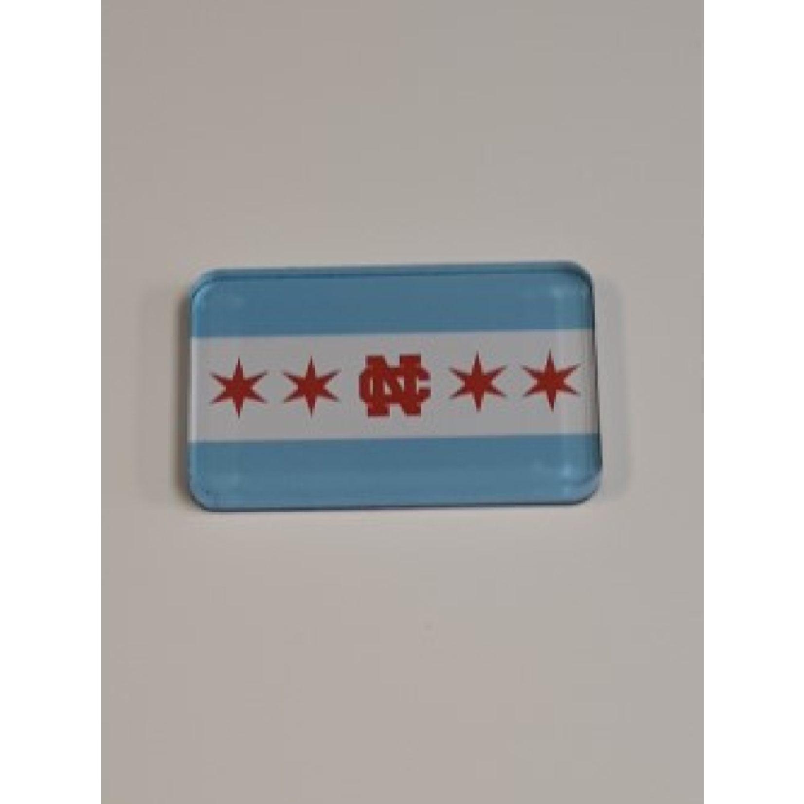 Neil Enterprises North Central College/ Chicago Flag Magnet by Neil