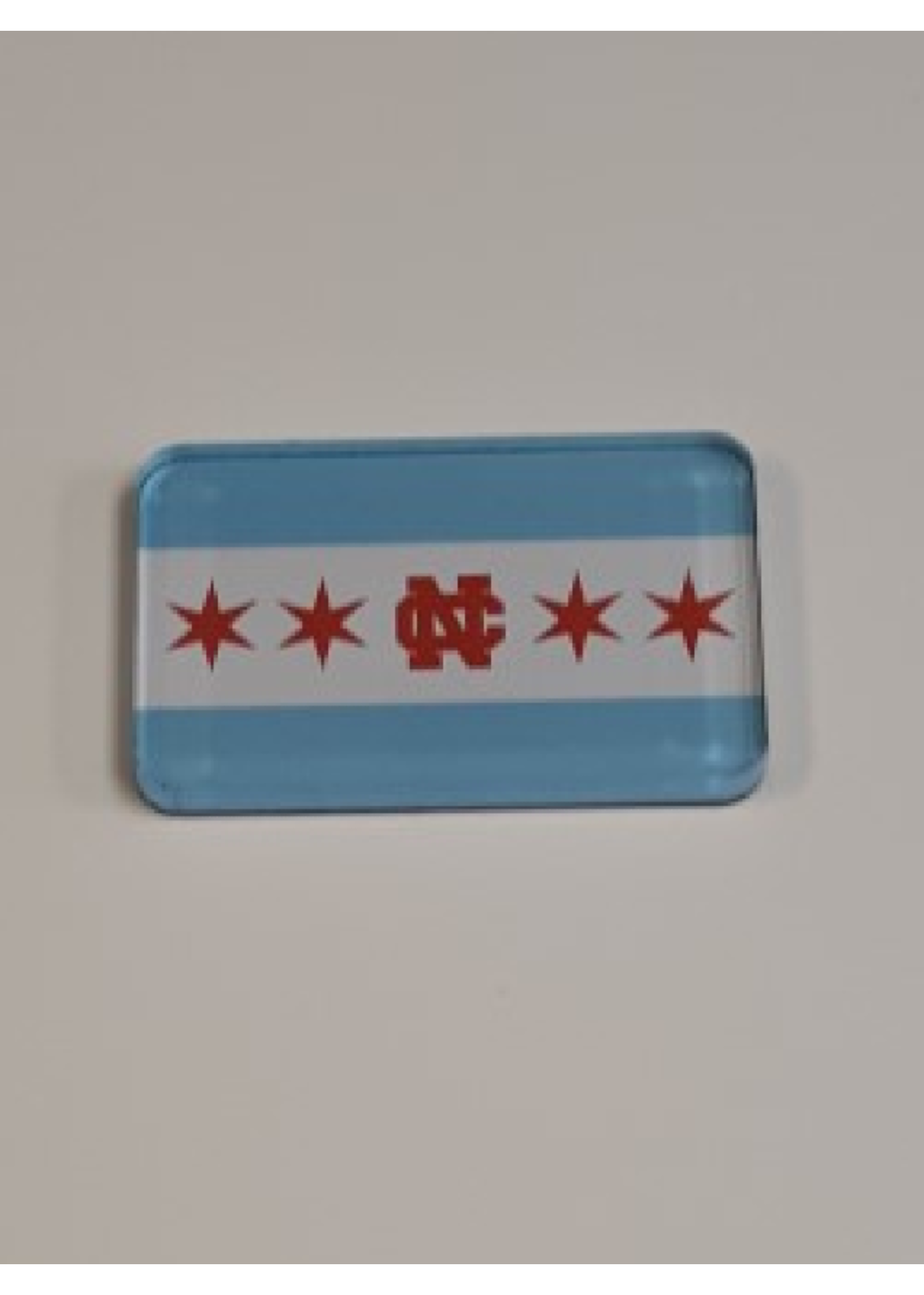Neil Enterprises North Central College/ Chicago Flag Magnet by Neil