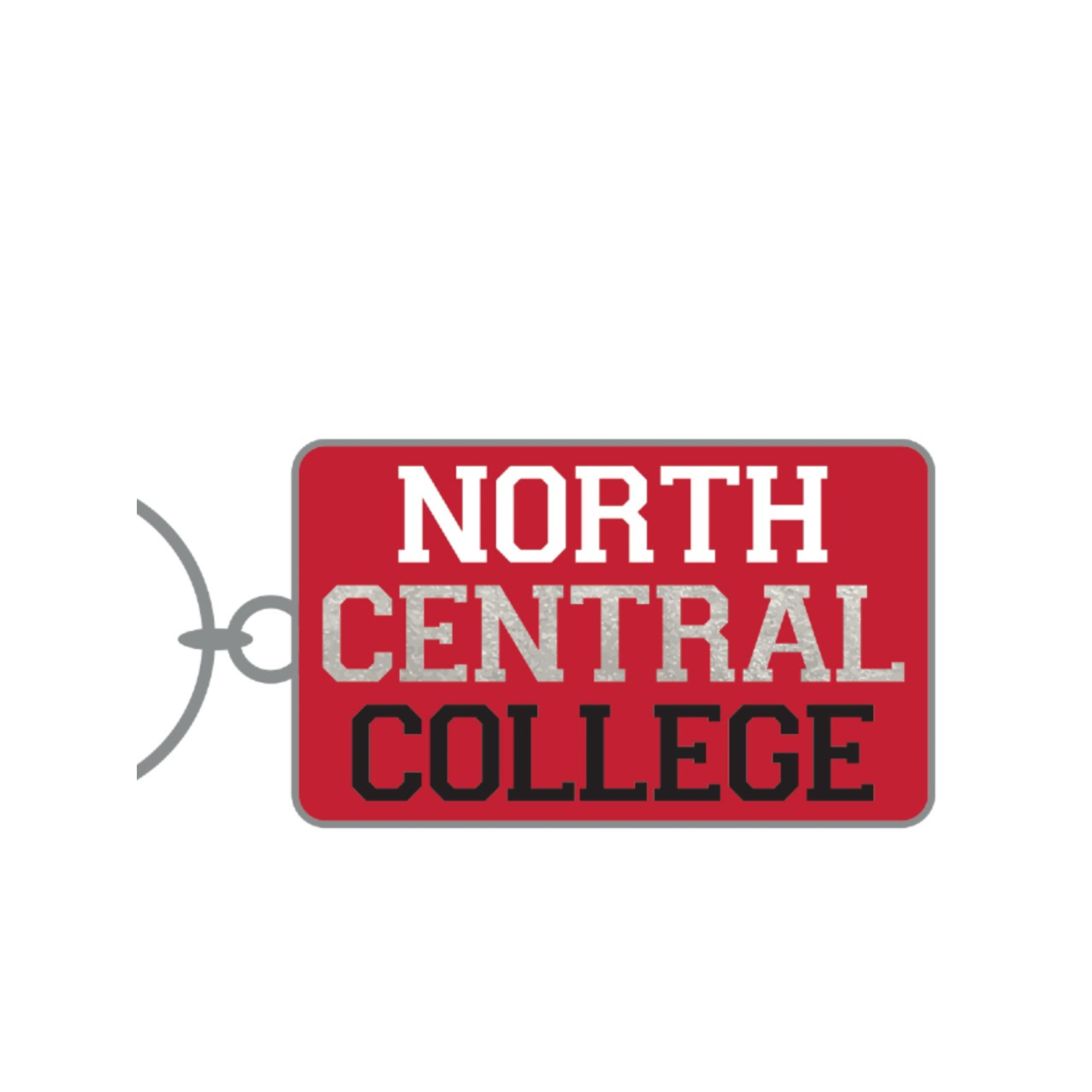 Neil Enterprises North Central College Key chain Rectangle