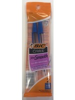 BIC BIC Cristal Xtra Smooth Stic Ballpoint Pen 2pk(Blue)