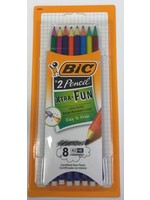BIC BIC Xtra Fun Pencil Asst #2 8pk