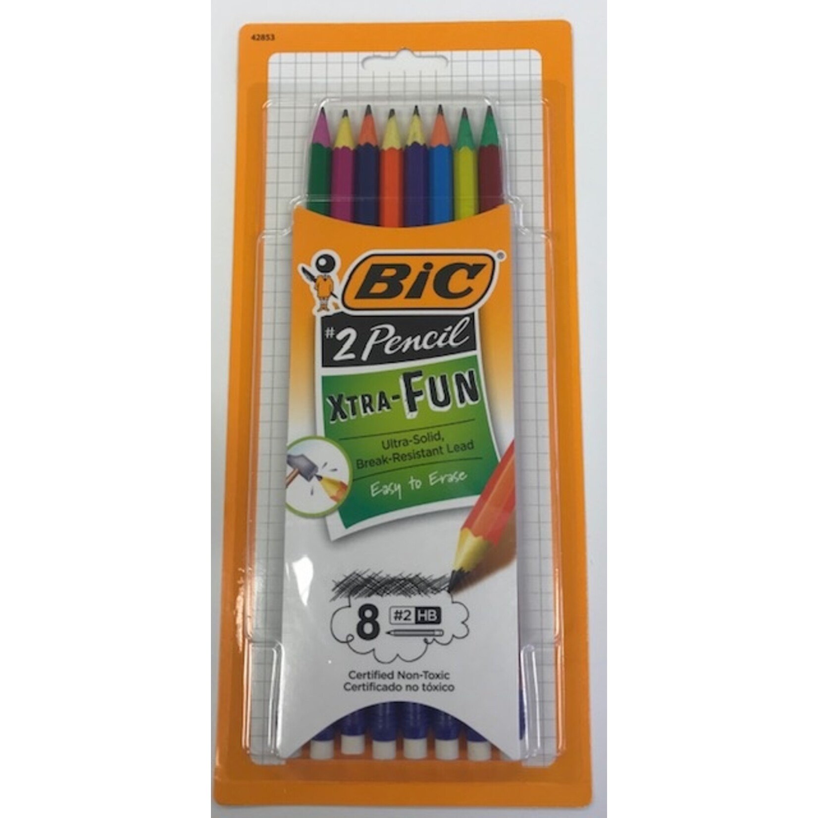 BIC BIC Xtra Fun Pencil Asst #2 8pk
