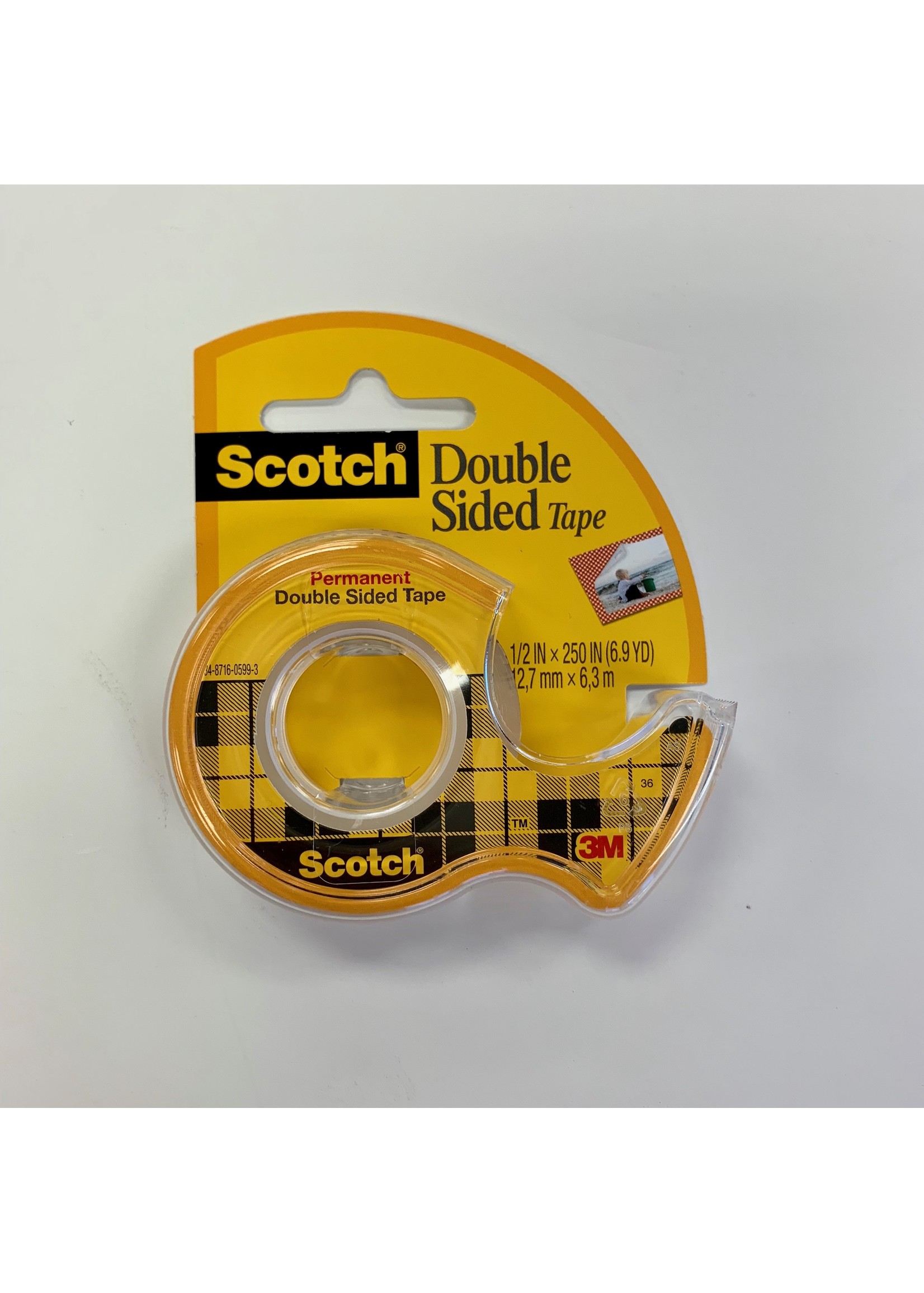 Scotch Scotch Double Sided Tape Clear 5x250in Permanent