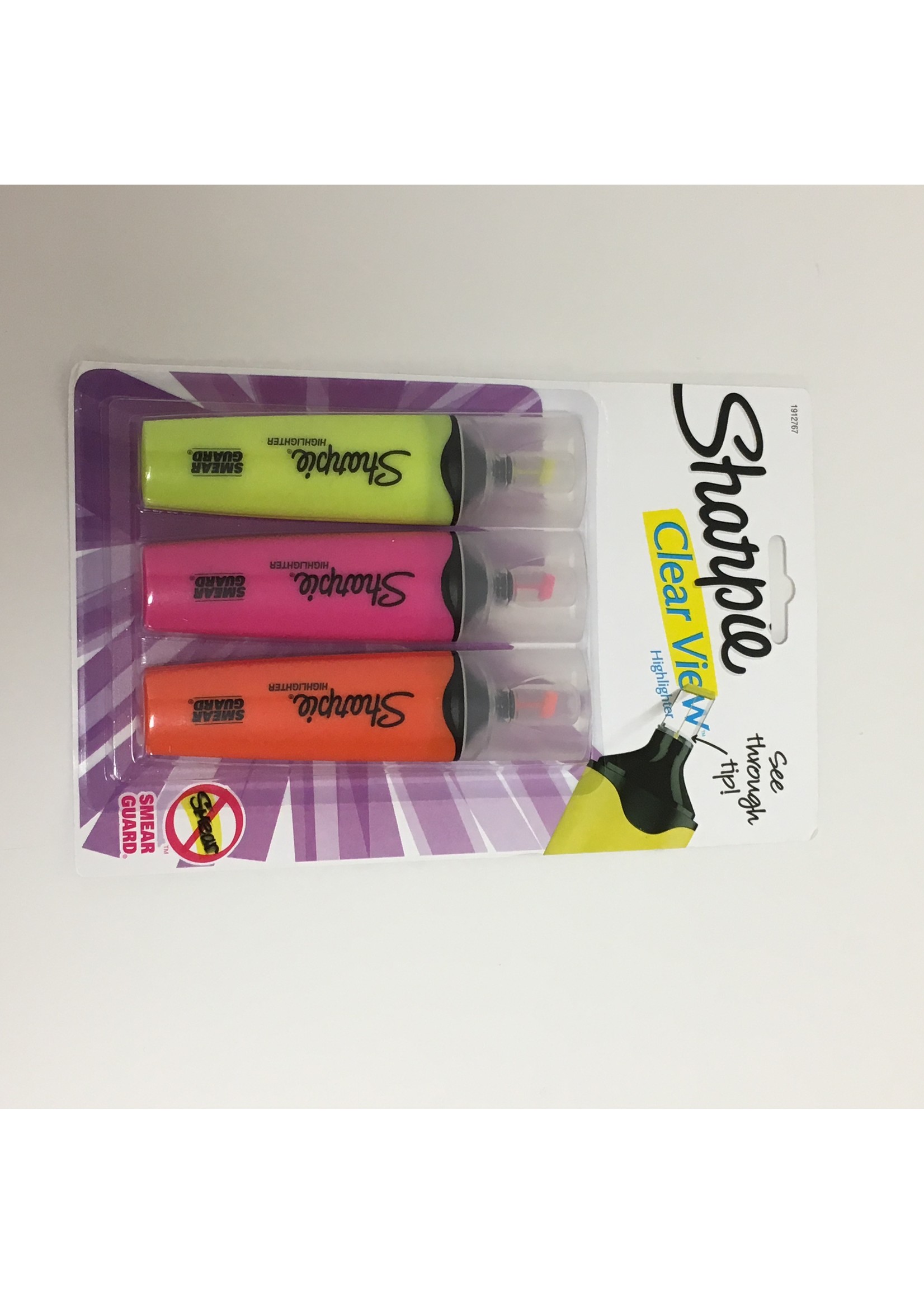 Sharpie Sharpie Clear View Tank Style Highlighter(Asst) Chisel 3pk