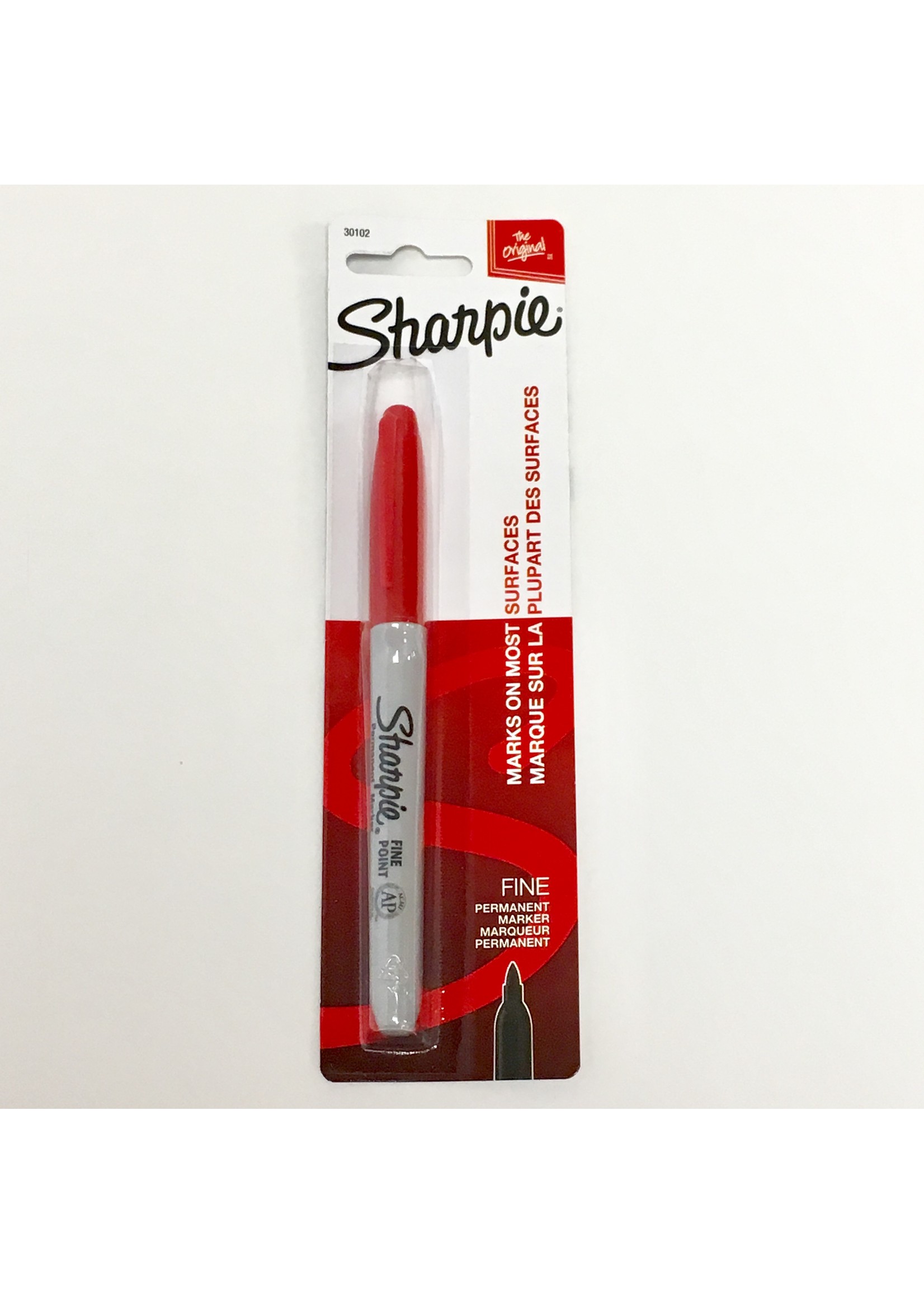 Sharpie Sharpie Permanent Marker Red Fine 1pk