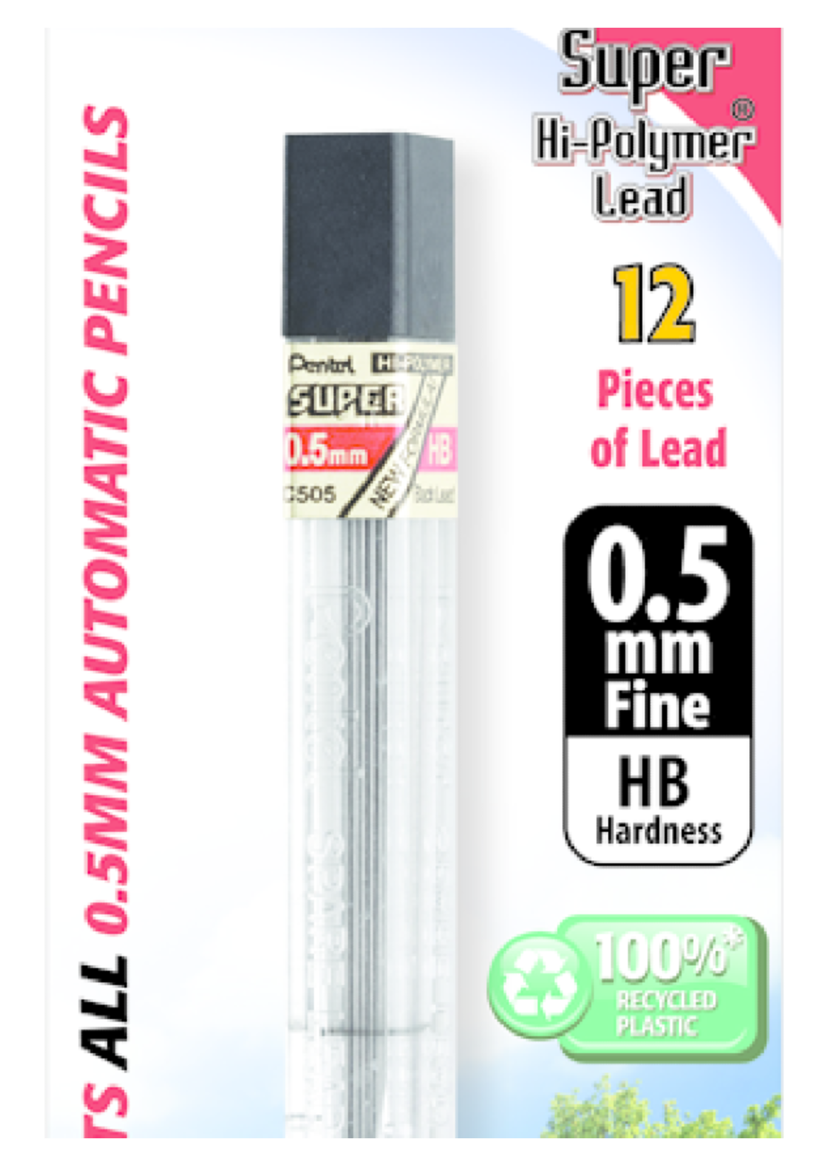 Pentel Pentel - .5mm/HB lead refills