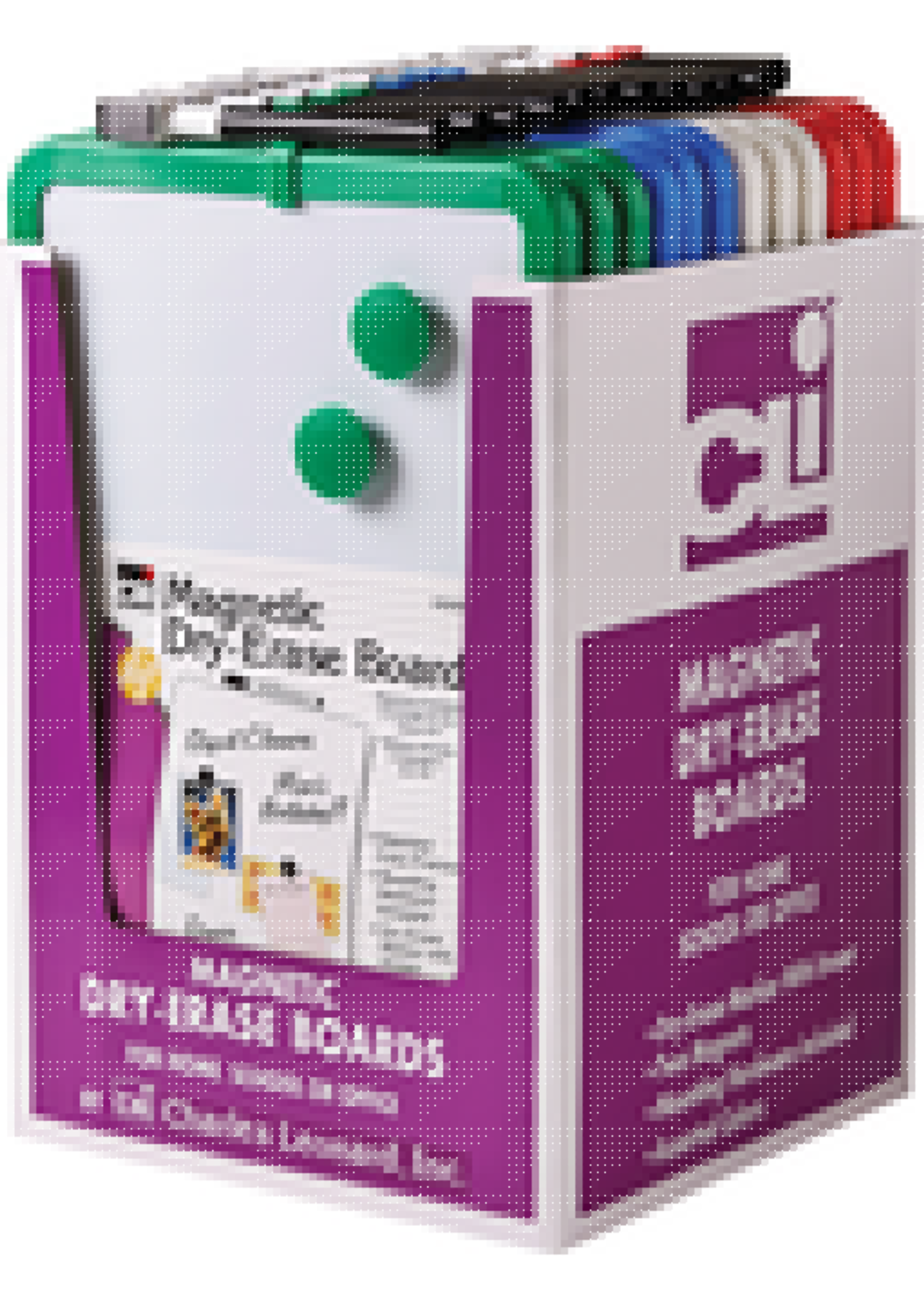 Charles Leonard Charles Leonard Magnetic Dry Erase Board Assorted Colors