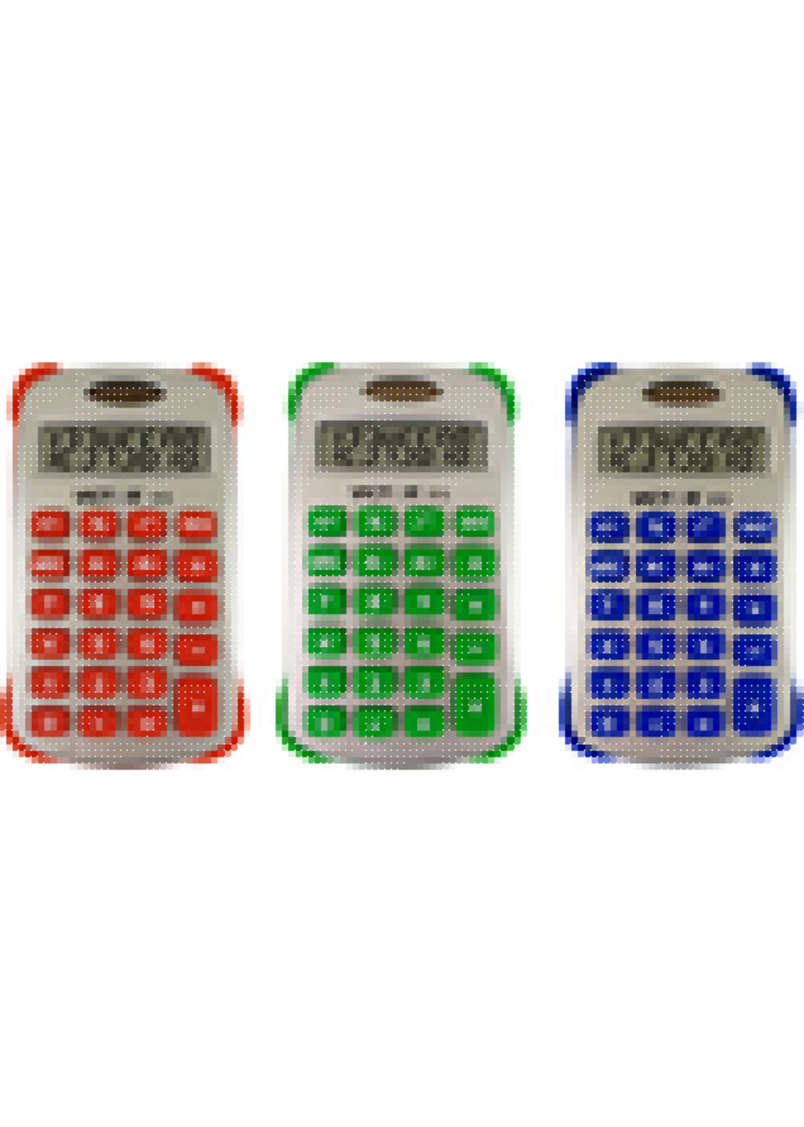 Victor Technology 910 Handheld Calculator w/Cover(Asst)