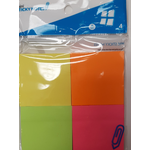 Indico 2x2 Neon Mini Sticky notes (4 pads)