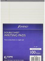Ampad Ampad Double Sheet Writing Pad 100 sheets